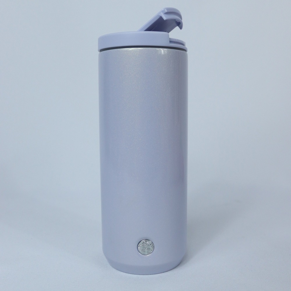 Starbucks Lilac Lavender Purple Glitter Shimmer Stainless Steel Tumbler 12oz